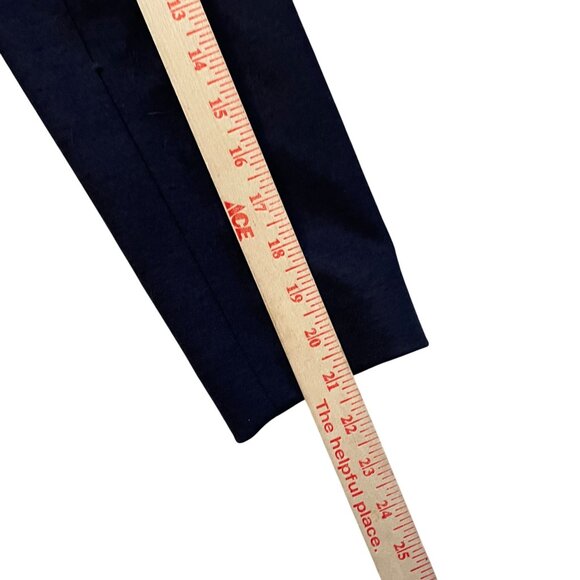 Nordstrom Virgin Wool Blend Double Breasted Blazer Jacket Women's Size 8 Blue - Picture 8 of 9